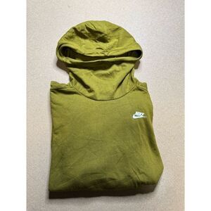 Nike Sportswear Club Sweatshirt Mens Size 2 X-Large Olive Green Long Sleeve Tags